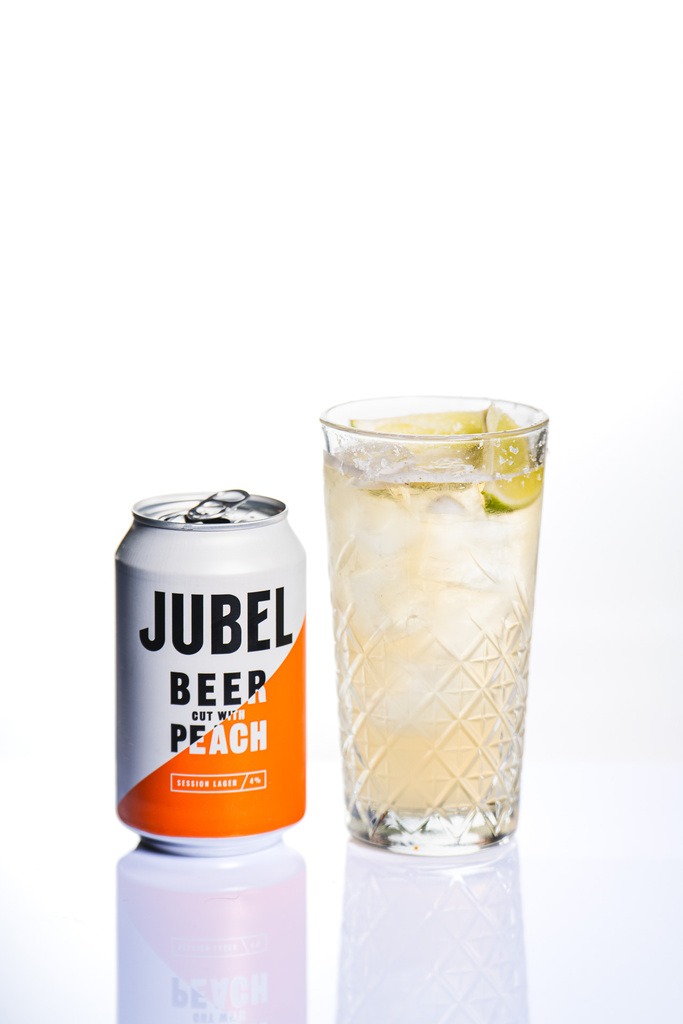 Product photography for a beer based cocktail